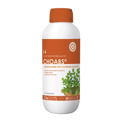 CHOABS®Cloreto de colina 19,9% + (+)-Ácido abscísico 0,1% SL regulador de crescimento de plantas